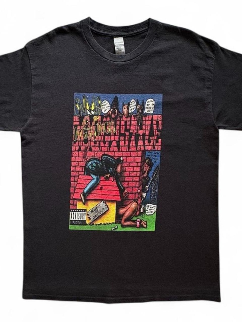 Snoop Dogg 1993 Doggy Style Album Cover Tee Large 90s Rap Tshirt